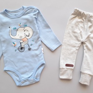 بادی شلوار فیل آبی چیاکو