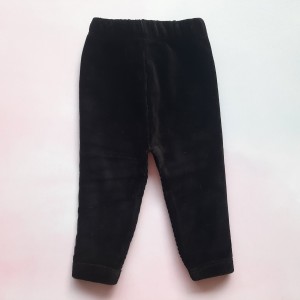 شلوار مخمل کبریتی مشکی امیرکوچولو