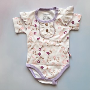 بادی آستین کوتاه فلورال بیبی دی