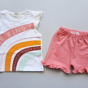 تیشرت شلوارک رنگین کمان رابو