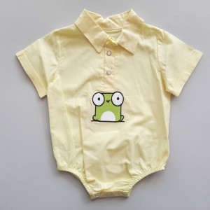 بادی لیمویی طرح قورباغه گلدوزی شیکو کد 162