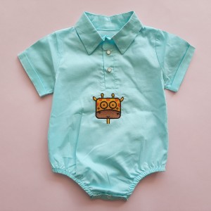 بادی آبی طرح زرافه گلدوزی شیکو کد 162