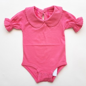 بادی آستین کوتاه یقه ب ب ماتیکی آنیل