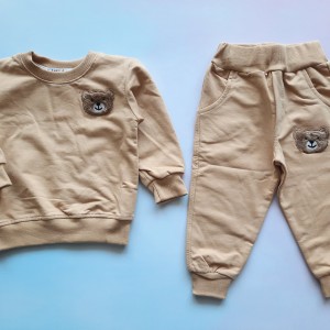 بلوز و شلوار دورس تدی نسکافه ای آنیل