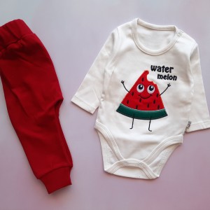 بادی و شلوار هندونه شیری وچیون