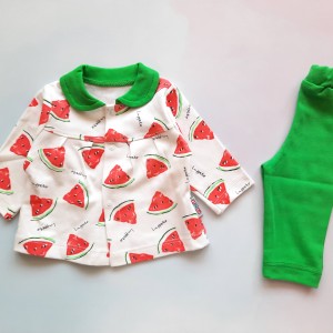 مانتو یقه ب ب و شلوار یلدایی طرح ناردون لوپتو