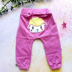 شلوار گلدوزی ببعی بنفش وچیون