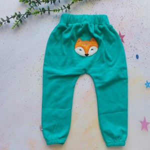 شلوار گلدوزی روباه سبز وچیون