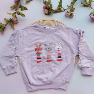 بلوز دورس خرگوش یاسی kids *** مشکل دار