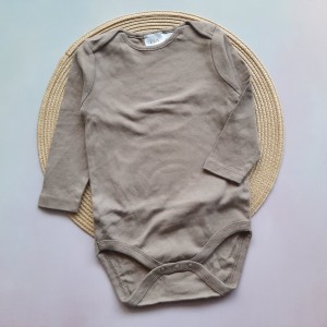 بادی آستین بلند خاکی zara