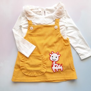 سارافون کبریتی و شومیز زرافه زرد