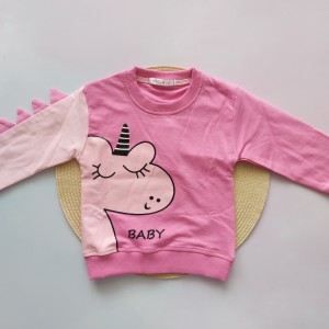 بلوز تک شاخ صورتی آنیل kids