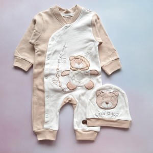 سرهمی و کلاه تدی کرم چیاکو