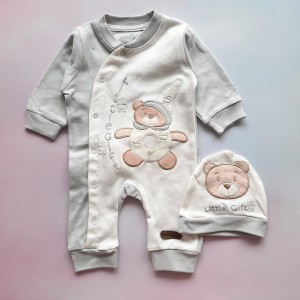 سرهمی و کلاه تدی طوسی چیاکو