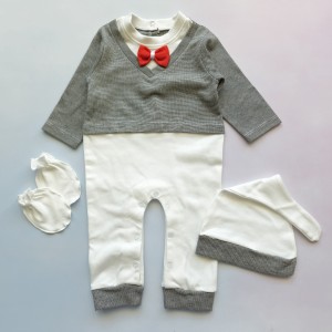 سرهمی و کلاه و دستکش جنتلمن بیبی وان