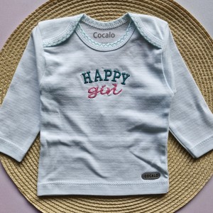 تیشرت آستین بلند happy girl کوکالو