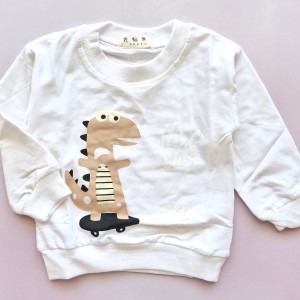 بلوز دورس نازک دایناسور سفید