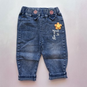 شلوار جین 'گل دار