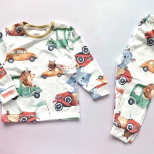 بلوز شلوار راحتی حیوانات ماشین سوار SED