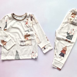 بلوز شلوار راحتی خرس قطبی SED