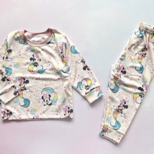 بلوز شلوار راحتی میکی موس پری دریایی SED