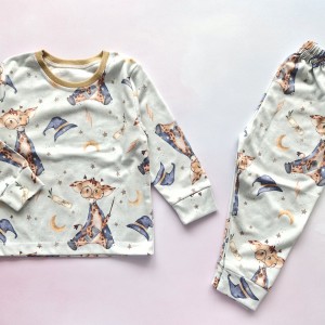 بلوز شلوار راحتی زرافه عینکی SED