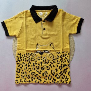 تیشرت آستین کوتاه جودون زرد kids