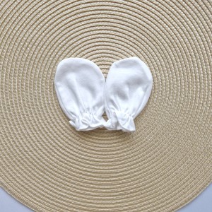 دستکش طرح کاملیا نیلی