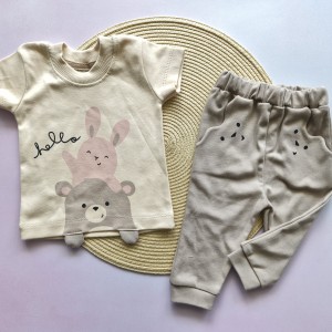 ست تیشرت شلوار hello لاکی