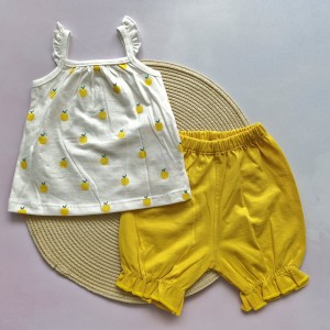 تاپ و شلوارک سیب زرد وچیون