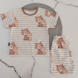 ست تیشرت شلوارک راحتی تدی kids