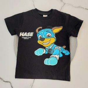 تیشرت آستین کوتاه مشکی سگ نگهبان kids