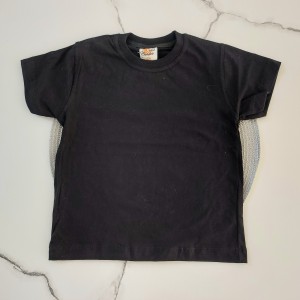 تیشرت آستین کوتاه مشکی ساده kids