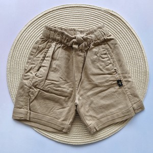 شلوارک کتان کاغذی نسکافه ای سیمپسون