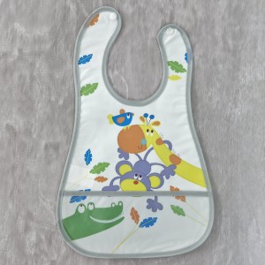 پیشبند مشمایی بزرگ جیب دار میمون زرافه