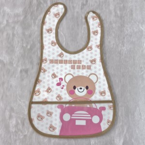 پیشبند مشمایی بزرگ جیب دار  خرس ماشین