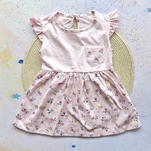 پیراهن راحتی گل گلی صورتی وچیون