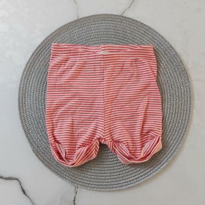 شلوارک راحتی راه راه قرمز kids