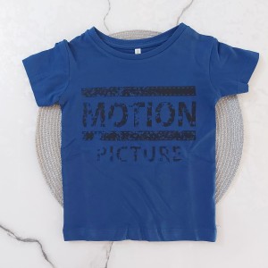 تیشرت آستین کوتاه سرمه ای kids