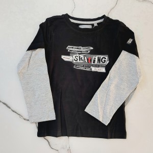 تیشرت آستین بلند مشکی kids