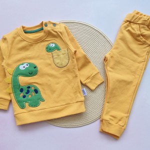 بلوز شلوار دورس دایناسور نارنجی NILYAS