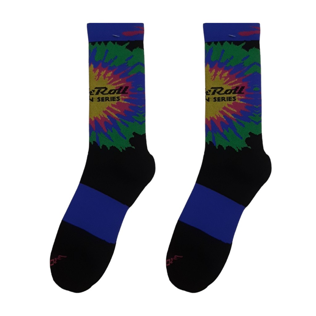 جوراب رانینگ ساق دار بروکس BROOKS TIE DYE/BLK کد 512