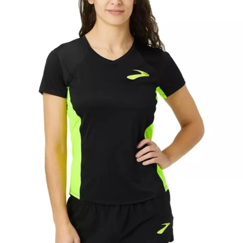 تیشرت رانینگ زنانه بروکس BROOKS ELIITE STEALTH SHORT SLEEVE کد 667