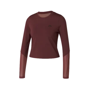 تیشرت کراپ زنانه سماقی کریویت CRIVIT LONG SLEEVE SPORTS TOP کد 500