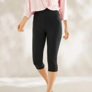 لگ کاپری زنانه مشکی CRIVIT  WOMEN'S FUNKTIONAL CAPRI