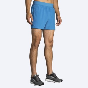 شلوارک  رانینگ بروکس مردانه آبی BROOKS SHERPA 5" SHORT