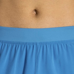 شلوارک  رانینگ بروکس مردانه آبی BROOKS SHERPA 5" SHORT