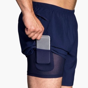 شلوارک بروکس مردانه  BROOKS SHERPA 7" 2IN 1 SHORT