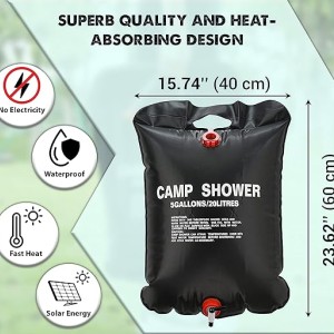 دوش کمپی سیار 20 لیتری   CAMP SHOWER 20L