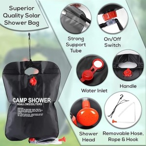 دوش کمپی سیار 20 لیتری   CAMP SHOWER 20L